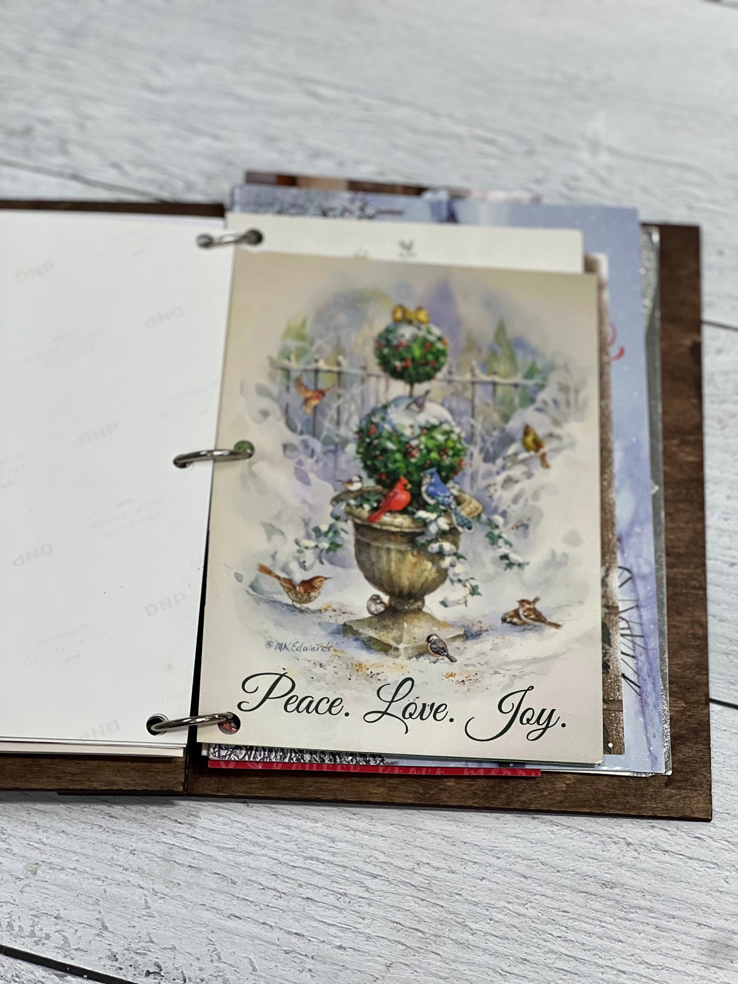 Christmas Card Book