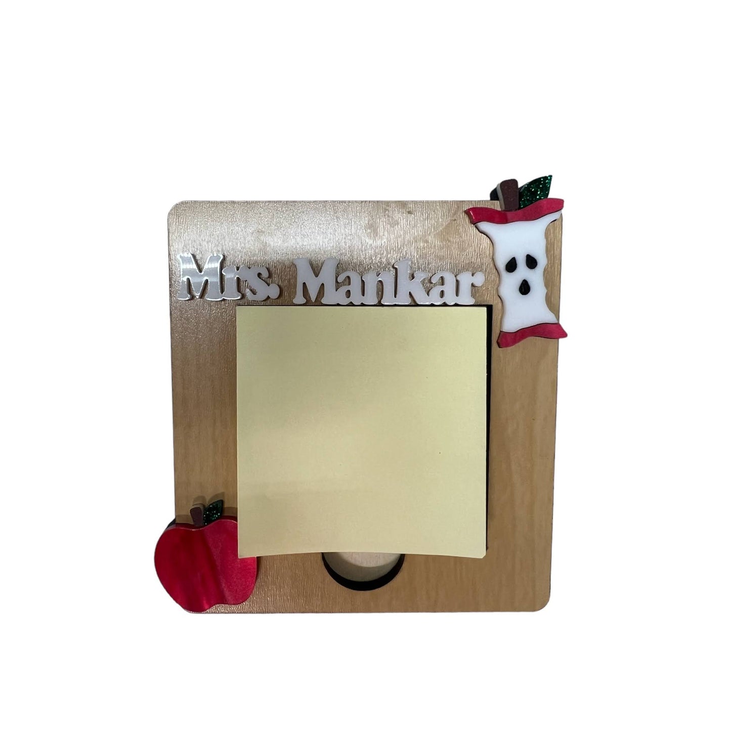 Teacher Appreciation Notepad Holder Plain/Personaalized