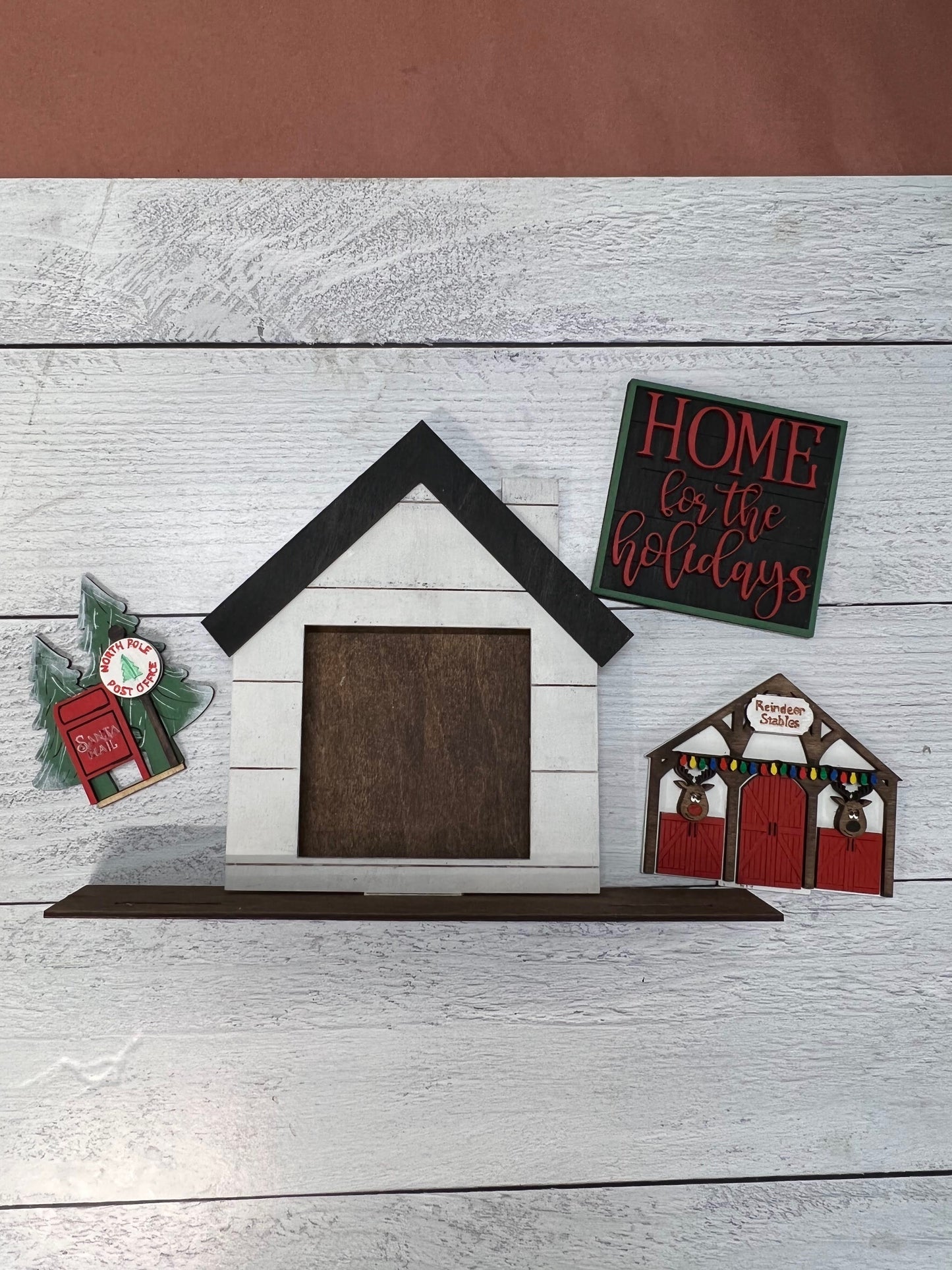 Christmas Countdown Interchangeable House Frame Blanks