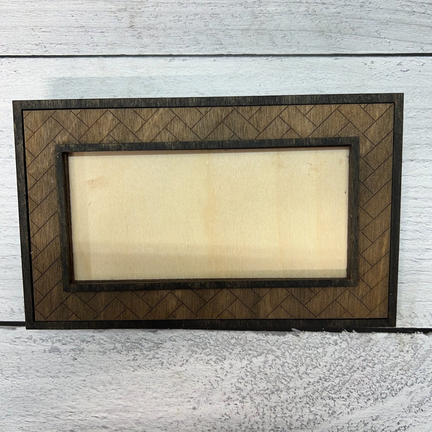 Wood Blanks Mini Rectangle Frame