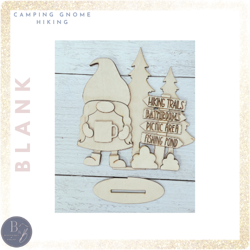 Camping Standing Gnome Blanks