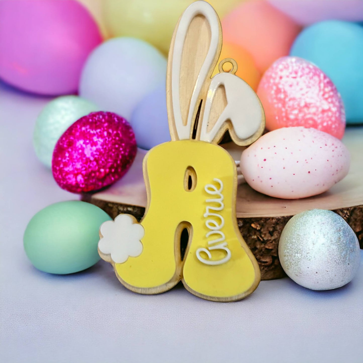 Easter Bunny Letter Tags- Plain and Personalized