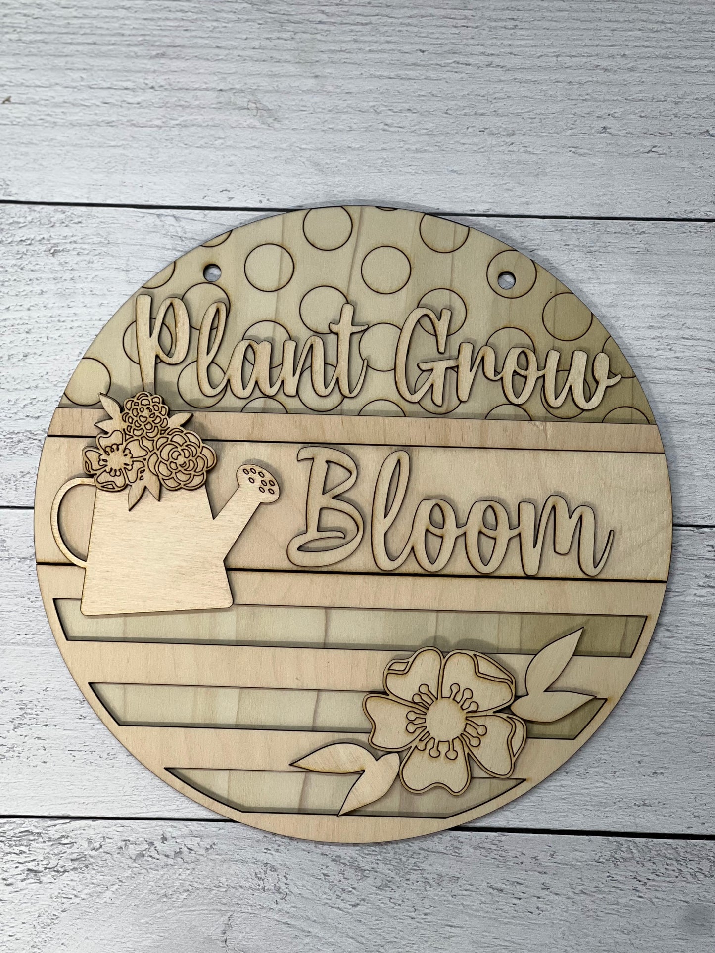 Wood Blanks Plant Grow Bloom